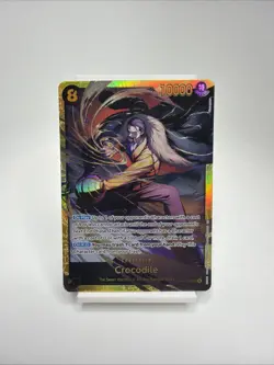 One Piece CCG Crocodile OP14-120 Secret Rare Foil Full Art Baroque Works - Image 1