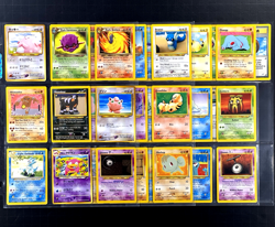 2002 Pokemon NEO DESTINY Set Collection NON HOLO Cards Lot WotC Light Dark EX NM - Image 1
