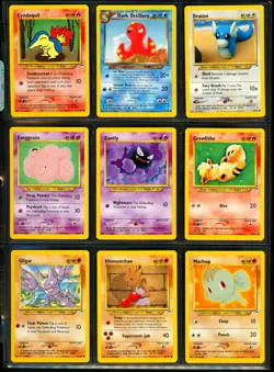 2002 Pokemon NEO DESTINY Set Collection NON HOLO Cards Lot WotC Light Dark EX NM - Image 3