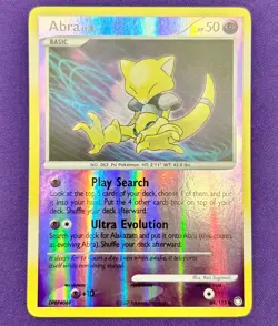 Abra | 69/123 | DP Mysterious Treasures | 2007 Pokemon Card | Reverse Holo | LP - Image 1