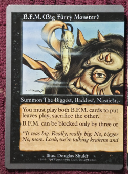 Magic the Gathering- Unglued- Big Furry Monster Set - Very Good Condition - Image 2