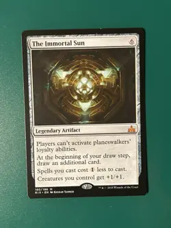 Magic TCG The Immortal Sun 180/196 Rivals Of Ixalan Non Holo Mythic Rare NM - Image 1
