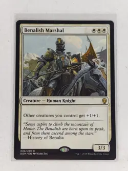 Benalish Marshal - Dominaria (DOM) MTG Magic the Gathering - NM+ - Image 1