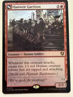 Hanweir Garrison (Foil) – Innistrad Remastered Rare MTG NM 🔥Tokens - Image 1