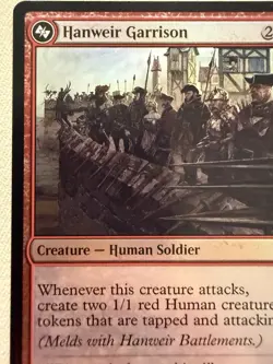 Hanweir Garrison (Foil) – Innistrad Remastered Rare MTG NM 🔥Tokens - Image 3