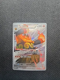 Pokemon TCG Emboar Full Art White Flare English Card 098/086 - Image 1