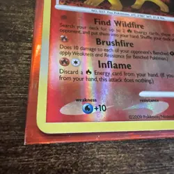 Vulpix Lv.20 SH6 Pokemon Platinum 2009 Reverse Holo Illus. Mitsuhiro Arita - Image 2