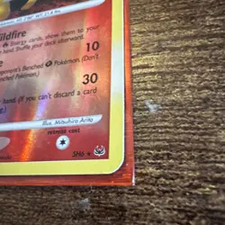 Vulpix Lv.20 SH6 Pokemon Platinum 2009 Reverse Holo Illus. Mitsuhiro Arita - Image 3