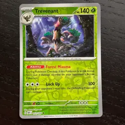 Trevenant 012/197 Pokemon Obsidian Flames SV03 Reverse Holo Uncommon Card NM - Image 1