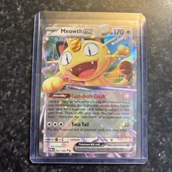 2026 Pokemon Meowth ex 062/088 ME03 Perfect Order Holo EN English - Image 1