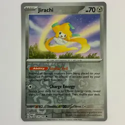 Jirachi 126/182 Common Paradox Rift Pokemon Reverse Holo Near Mint - Image 1