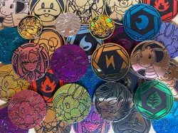 174 Lot Of Pokemon Coins **Less Than $0.50 Per Coin** - Image 1