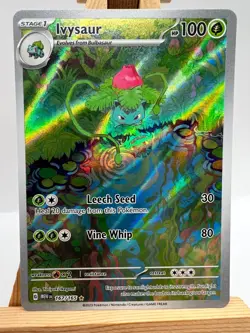 Pokemon TCG - S&V 151 - 167/165 Ivysaur - Illustration Rare - LP/EX - Image 1