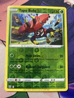 Pokemon TCG Battle Styles Reverse Holo Tapu Bulu 016/163 - Image 1