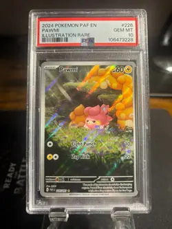 2024 POKEMON PAF EN PALDEAN FATES ILLUSTRATION RARE #226 PAWMI PSA 10 Gem Mint - Image 1