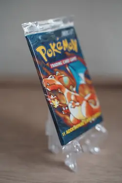 Pokemon TCG Base Set Unlimited Booster Pack Charizard Art WOTC Sealed - READ DES - Image 5