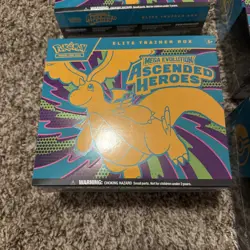 Pokemon TCG Mega Evolution Ascended Heroes Elite Trainer Box ETB SEALED x8 total - Image 2