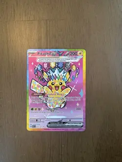Pokemon TCG Pikachu ex 277/217 Ascended Heroes Special Illustration Rare NM SIR - Image 1