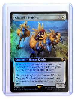 Chocobo Knights R 0102 Rare Extended Art FOIL FFX FIC MTG FINAL FANTASY EN NM/M - Image 3