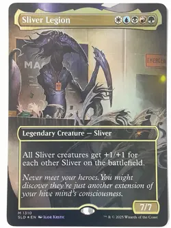 Sliver Legion (Foil, Borderless #1310) - NM - SLD Secret Lair - MTG Magic - Image 1