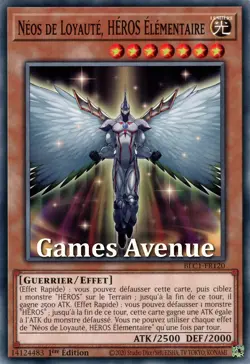 Yu-Gi-Oh ! Neos de Loyaute, HEROS Elementaire BLC1-FR120 VF/COMMUNE - Image 1