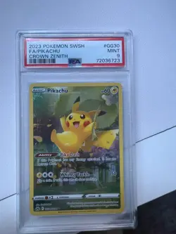 2023 Pokemon TCG Pikachu #GG30/GG70 Crown Zenith FA - PSA 9 - Image 1