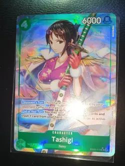 One Piece Card Game Tashigi EB03-018 SR Alternate Art Heroines Edition NM💎💎💎 - Image 2