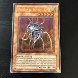 Ultimate Insect LV5 FET-EN007 Ultimate Rare 1st Edition Yugioh Card - Image 1