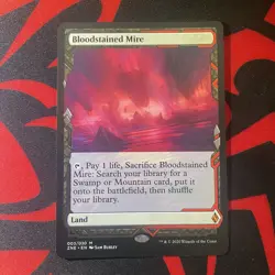 MTG Bloodstained Mire Zendikar Rising Expeditions 003/030 - Image 2