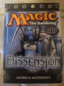 Magic: The Gathering Dissension Azorius Ascendant Theme Deck Open Box Complete - Image 1