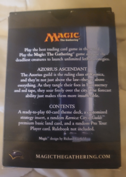 Magic: The Gathering Dissension Azorius Ascendant Theme Deck Open Box Complete - Image 2