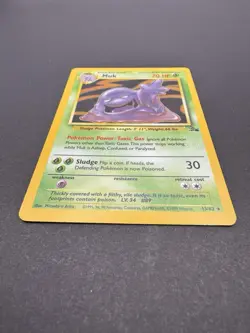 Pokemon TCG - Vintage WOTC - Muk 13/62 Fossil Unlimited (1999) Holo Rare - LP-MP - Image 2