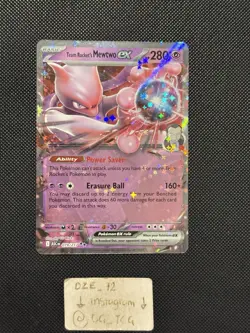 Pokemon Ascended Heroes - Team Rocket’s Mewtwo Ex - 079/217 - Full Art - M/NM - Image 1