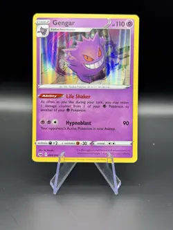 Pokemon Gengar Holo Rare 085/202 Sword & Shield 110 HP Holo English - Image 1