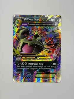 POKEMON TCG - M TYRANITAR EX (43/98) ULTRA RARE - ANCIENT ORIGINS - LP - Image 1