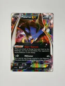 Pokemon TCG Malamar EX Ultra Rare Card Phantom Forces 58/119 Near Mint - Image 1