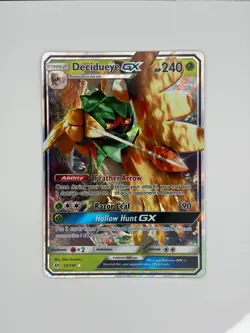 POKEMON TCG - DECIDUEYE GX (12/149) ULTRA RARE - SUN & MOON BASE SET - NM - Image 1