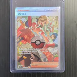 Pokemon Arven Full Art Trainer Holo Special Illustration Rare SV: Paldean Fates… - Image 1