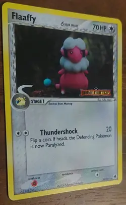 Flaaffy 30/101 (Dragon Frontiers) Holo Vintage Pokemon Card LP - Image 3