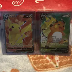 Pikachu V 157/172 - Sword & Shield Brilliant Stars - Pokemon Raichu 158/172 - Image 1
