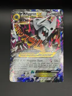 Pokemon Mega Aggron EX Full Art 94/160 XY Primal Clash Holo MP - Image 1