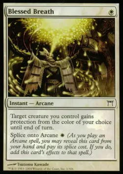 Blessed Breath -Foil Light Play MTG Champions of Kamigawa - Image 1