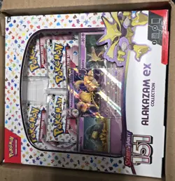Case of Pokemon TCG: Scarlet & Violet-151 Alakazam ex Collection Booster Box - Image 1