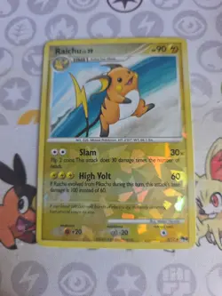 Pokemon TCG Raichu POP Series Promos 9 3/17 Rare Cracked Ice Holo - Image 1