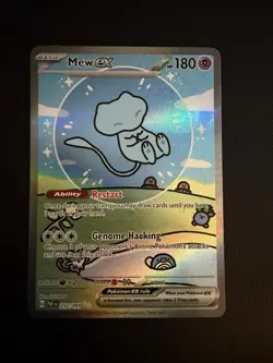 Pokemon TCG Mew EX 232/091 Sv: Paldean Fates Bubble Mew - Image 1