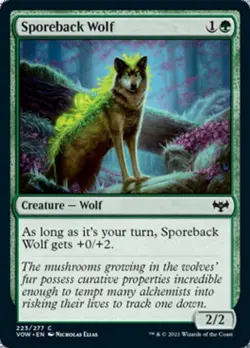Sporeback Wolf - Near Mint MTG Innistrad: Crimson Vow - Image 1