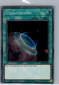 Terraforming (PCR) RA04-EN084 Quarter Century Stampede - Yu Gi Oh Card - NM - Image 1
