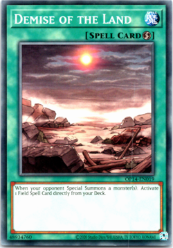 Demise of the Land - OP14-EN019 - Common - Yugioh - Image 1