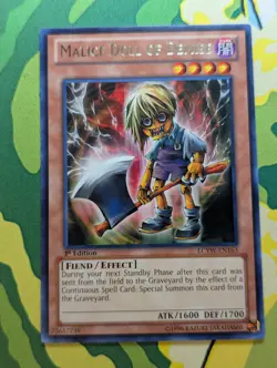 Yu-Gi-Oh Malice Doll of Demise LCYW-EN163 1st Edition Rare VLP - Image 1