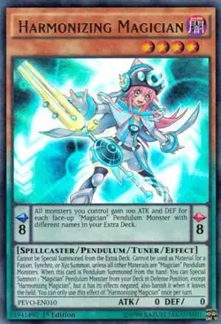 Harmonizing Magician PEVO-EN010 1st ED Yu-Gi-Oh! - Image 1